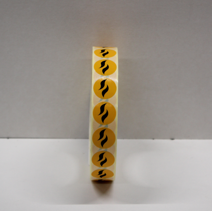 Product image Stickers sluiting envelopzakje 2500 stuks.