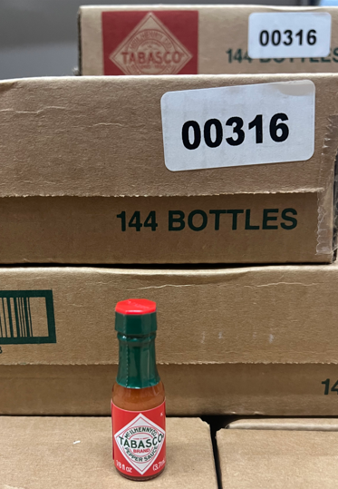Product image Tabasco Red, 144*3,7ml miniflesje.